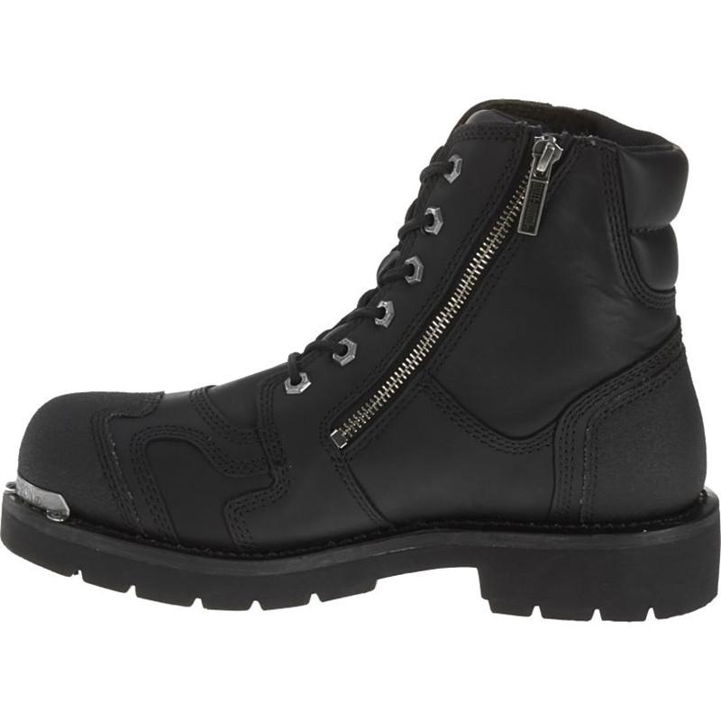 Harley Davidson Men s Stealth Motorcycle Boots. Patch Lace Black
