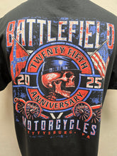 Load image into Gallery viewer, Battlefield Motorcycles 2025 Anniversary Tee- -   2025ATCHAR