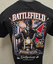 Load image into Gallery viewer, 26th Anniversary Battlefield Motorcycles T-shirt    2026ANBLK