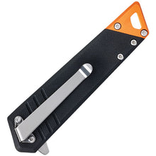 Load image into Gallery viewer, Harley Davidson Tec X  Knife Black/Orange Handles   52272