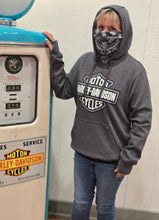Load image into Gallery viewer, Battlefield Harley-Davidson® Unisex Bandana Hoodie Gray   3002809-CHGH