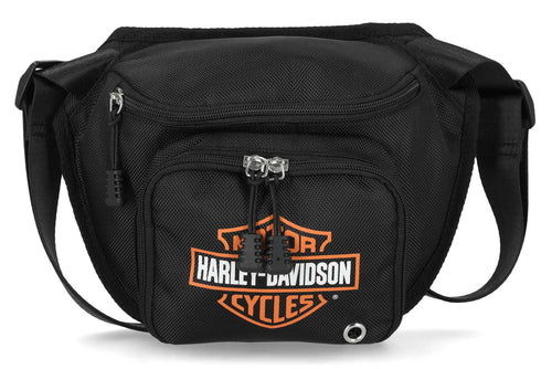 Harley-Davidson® Women's Bar & Shield Nylon Fanny Pack Adjustable Waistband