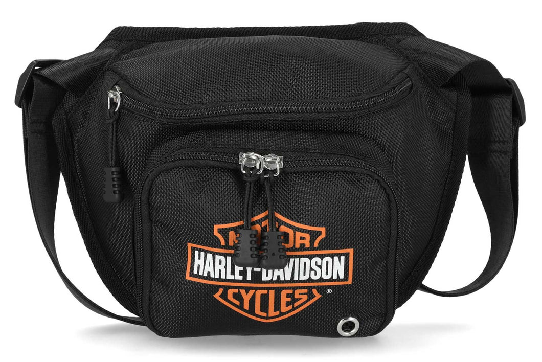 Harley-Davidson® Women's Bar & Shield Nylon Fanny Pack Adjustable Waistband
