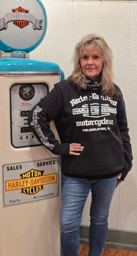 Battlefield Harley-Davidson® Unisex Bandana Hoodie Black   3002808-CBLK