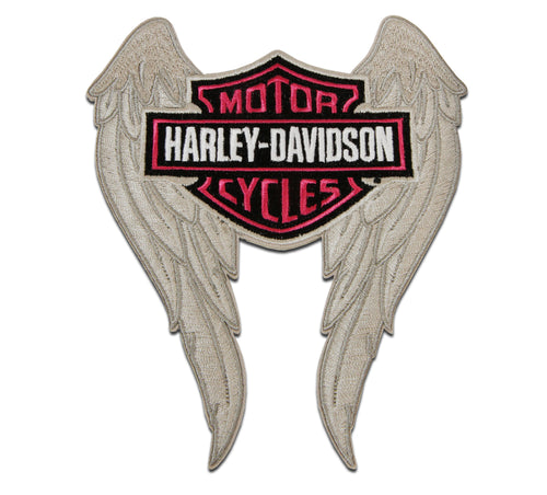 Harley-Davidson® Pink B&S Wing patch   8011864