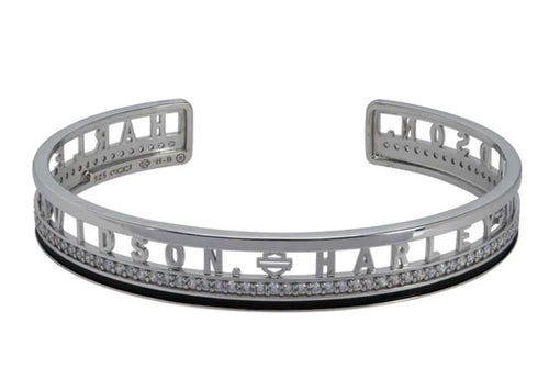 Harley-Davidson® women's Revolve Signature Cuff bracelet  HDB0483