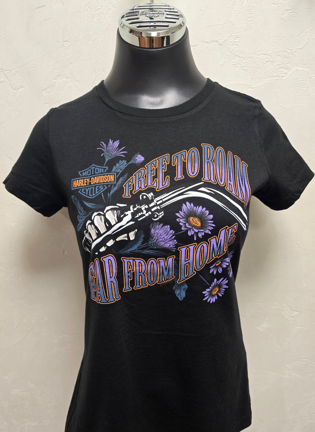 Battlefield Harley-Davidson® Ladies Riding Far Wmn Cuff S/S   3002234-BLCK