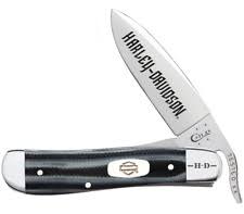 Case XX™ Harley-Davidson Russlock 52175 Black & Silver G-10 Stainless Steel Pocket Knife