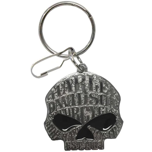 Harley-Davidson Willie® G Sugar Skull Logo Enamel Key Chain    4382