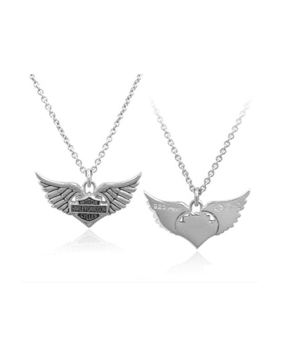 Harley-Davidson® Winged Heart necklace   HDN0213-18