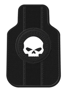 Harley-Davidson® Floor Mats Willie G Skull Universal-Fit Front Set of 2 Mats 1540