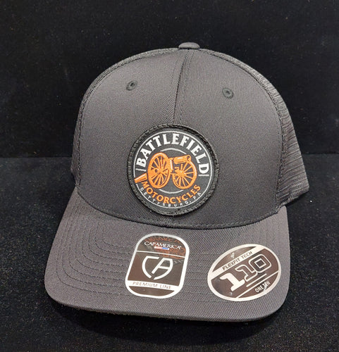 Battlefield Motorcycles Gettysburg, PA  Ball Cap, BFMCCUSHAT