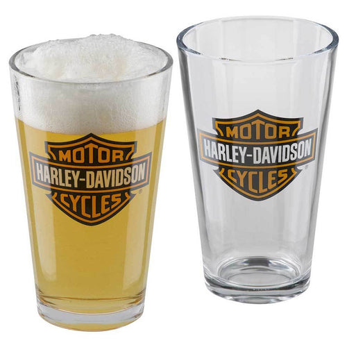 Harley-Davidson® Bar &Shield® Logo Pint Glass Set/Set of Two, HDX-98706