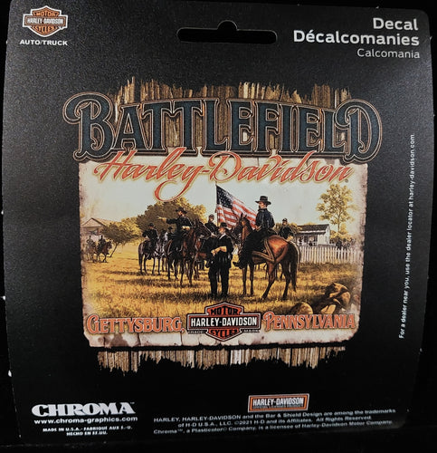 Battlefield Harley-Davidson® Custom Meades Head Quarters Decal, HD24330