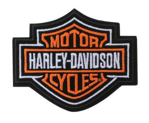 Harley-Davidson® Orange Bar & Shield Patch, 682608011406