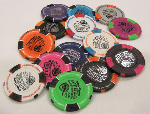 Battlefield Harley-Davidson® Custom Poker Chips