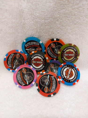 Battlefield Harley-Davidson® Custom Picture Poker Chip, CPC2017