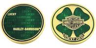 Harley-Davidson Bar & Shield Shamrock Challenge Coin    8007171