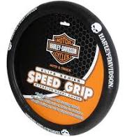 Harley-Davidson Skull Black Steering Wheel Cover 6646